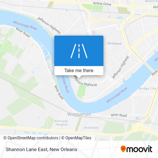 Shannon Lane East map