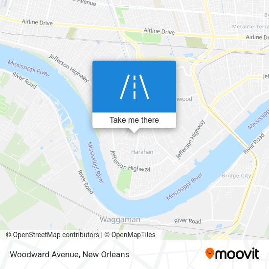 Mapa de Woodward Avenue
