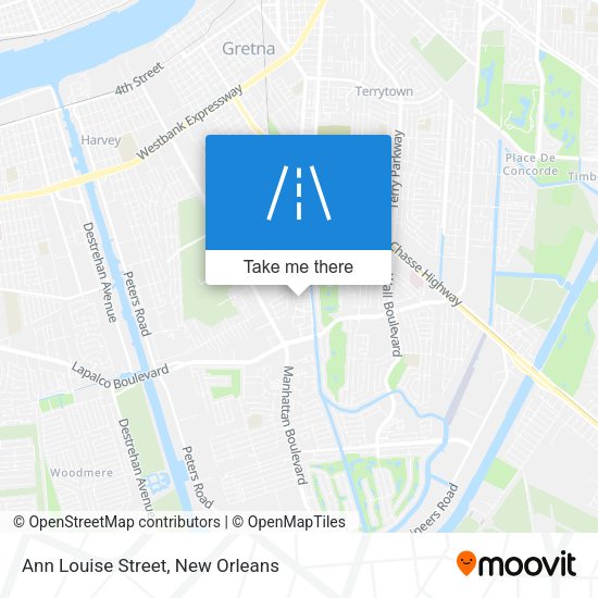Mapa de Ann Louise Street