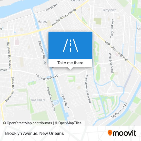 Mapa de Brooklyn Avenue