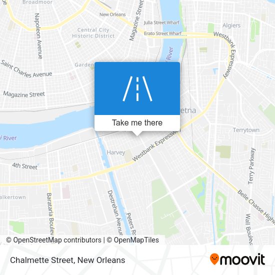Chalmette Street map