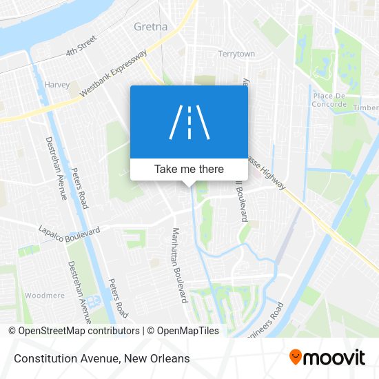 Constitution Avenue map