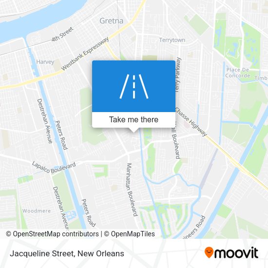 Mapa de Jacqueline Street