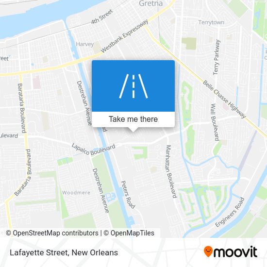 Lafayette Street map