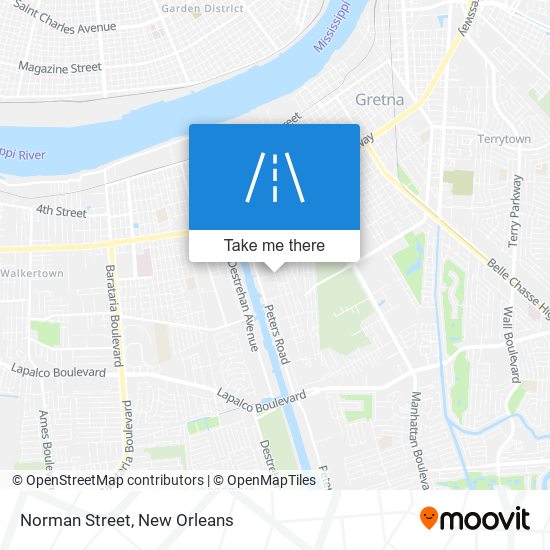 Mapa de Norman Street