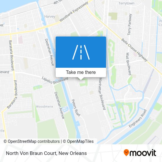 Mapa de North Von Braun Court