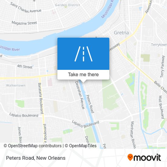 Mapa de Peters Road