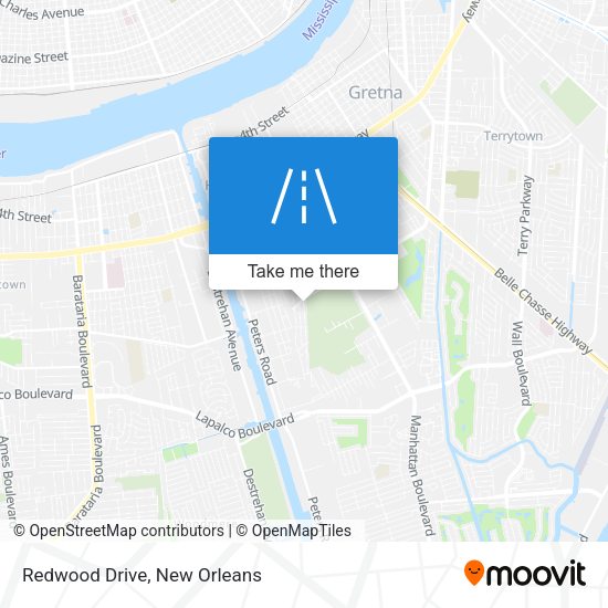 Mapa de Redwood Drive