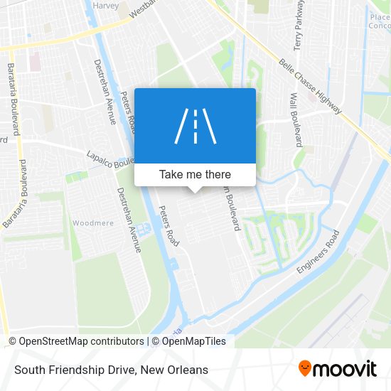 South Friendship Drive map