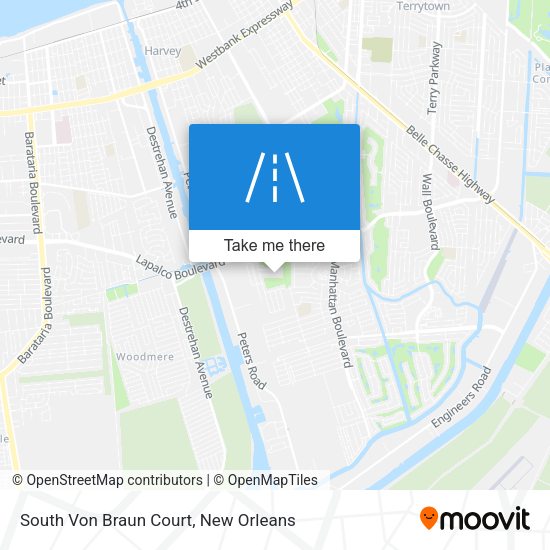 Mapa de South Von Braun Court