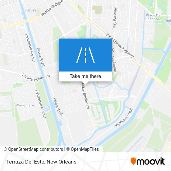 Terraza Del Este map