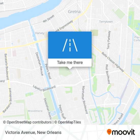 Victoria Avenue map