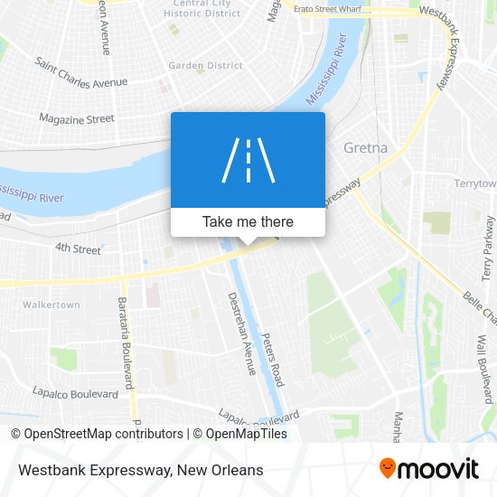 Westbank Expressway map