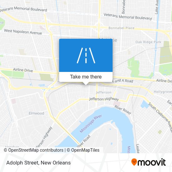 Mapa de Adolph Street