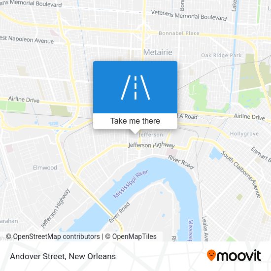 Mapa de Andover Street
