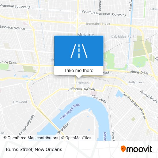 Mapa de Burns Street