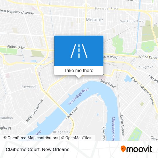 Claiborne Court map