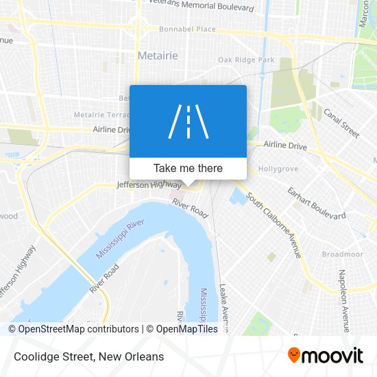 Mapa de Coolidge Street