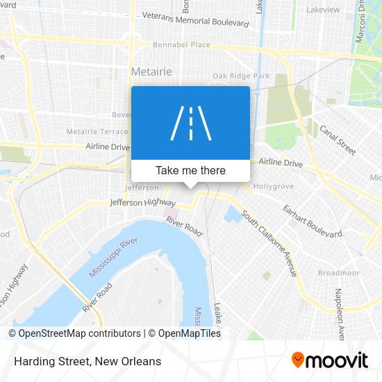 Mapa de Harding Street
