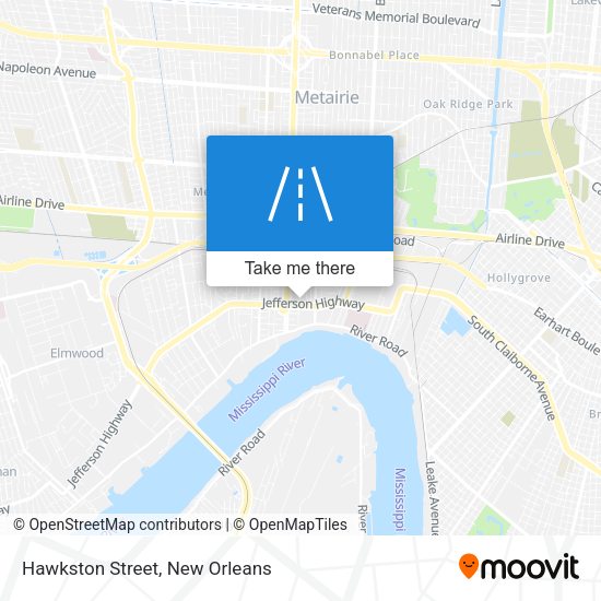 Hawkston Street map