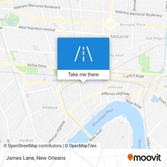 Mapa de James Lane