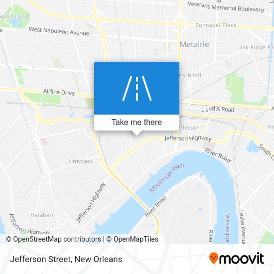 Jefferson Street map