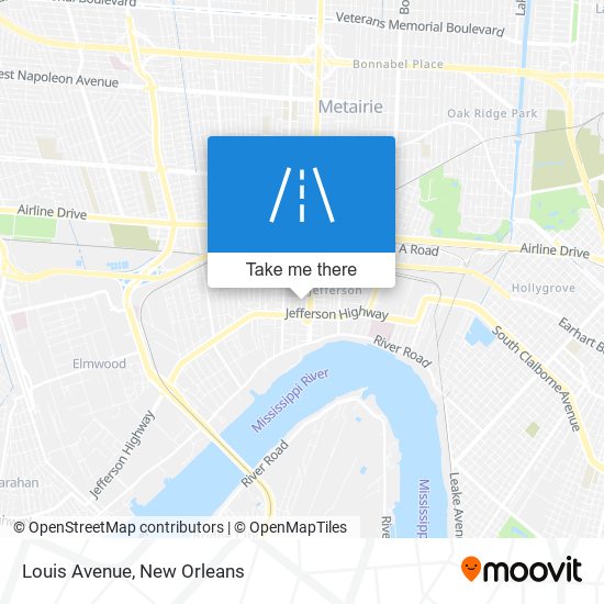 Louis Avenue map