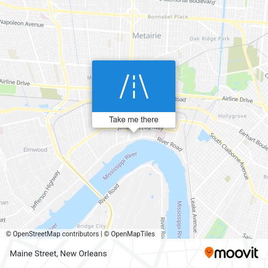 Mapa de Maine Street