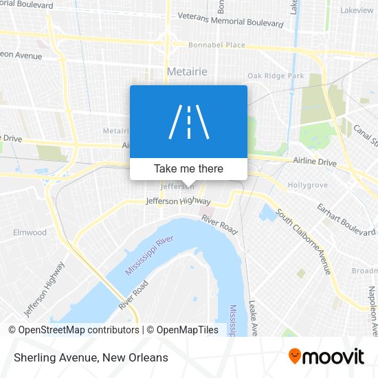 Sherling Avenue map