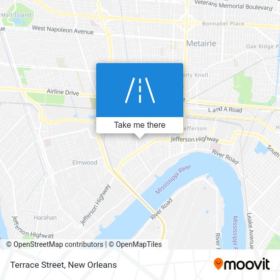 Mapa de Terrace Street