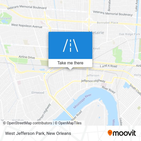 Mapa de West Jefferson Park