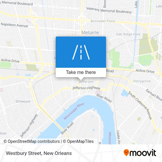 Westbury Street map