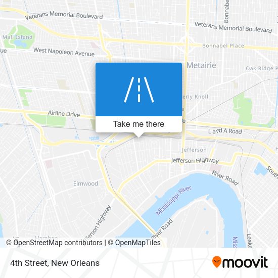 Mapa de 4th Street
