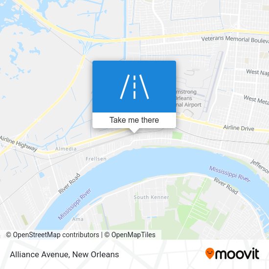 Mapa de Alliance Avenue