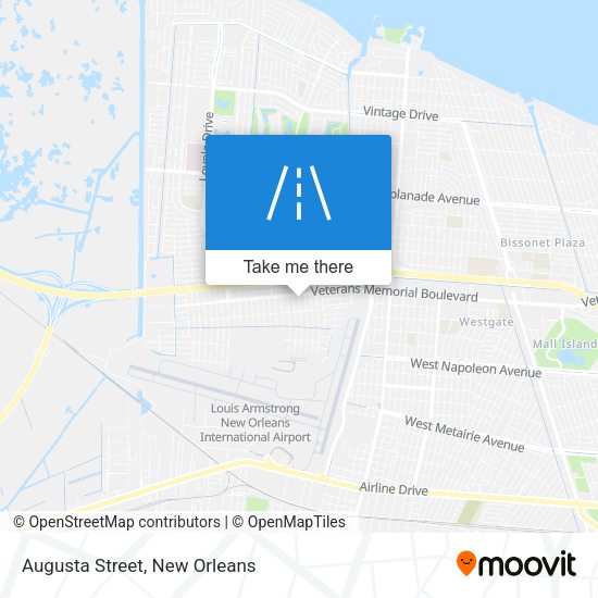 Augusta Street map
