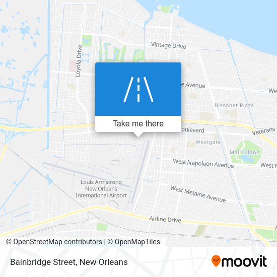 Bainbridge Street map