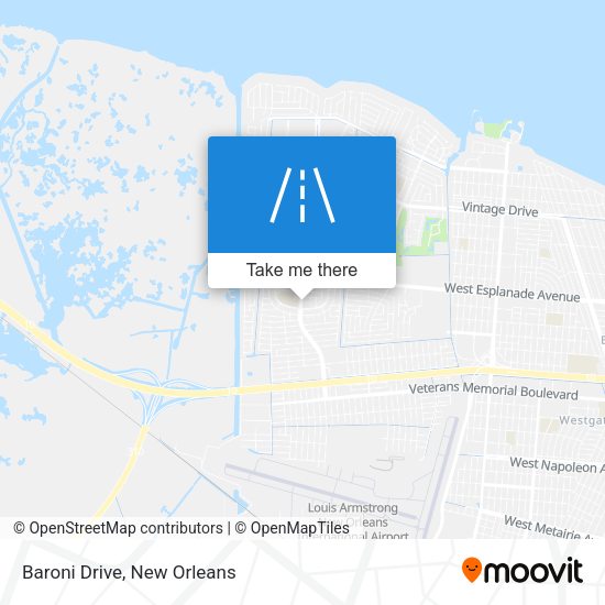 Mapa de Baroni Drive