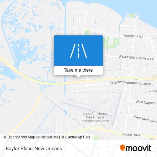 Baylor Place map