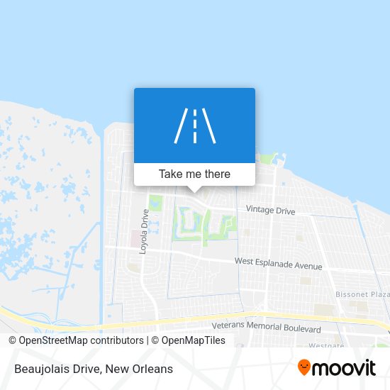 Beaujolais Drive map