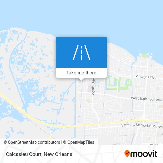 Mapa de Calcasieu Court