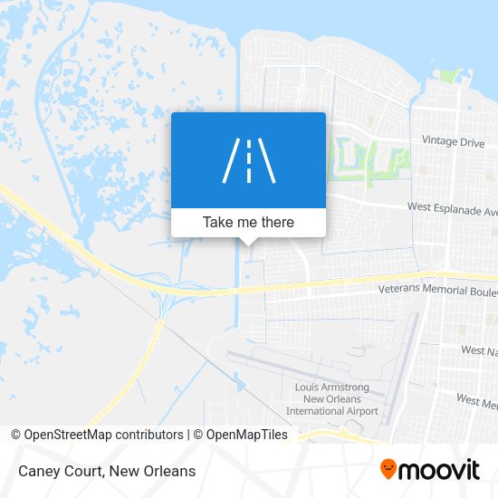 Mapa de Caney Court