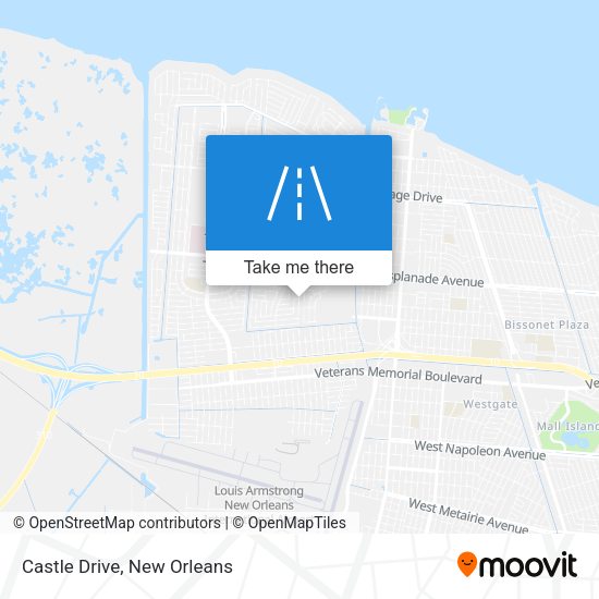 Mapa de Castle Drive