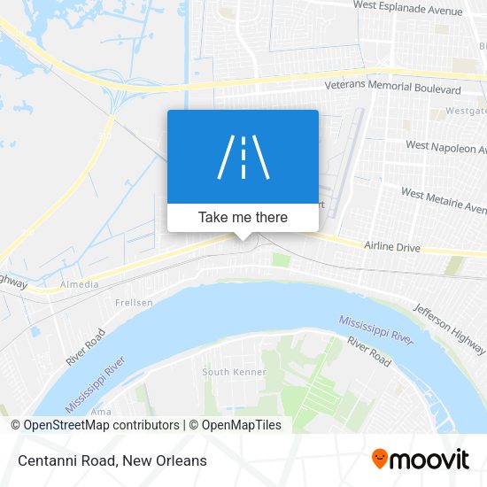 Mapa de Centanni Road