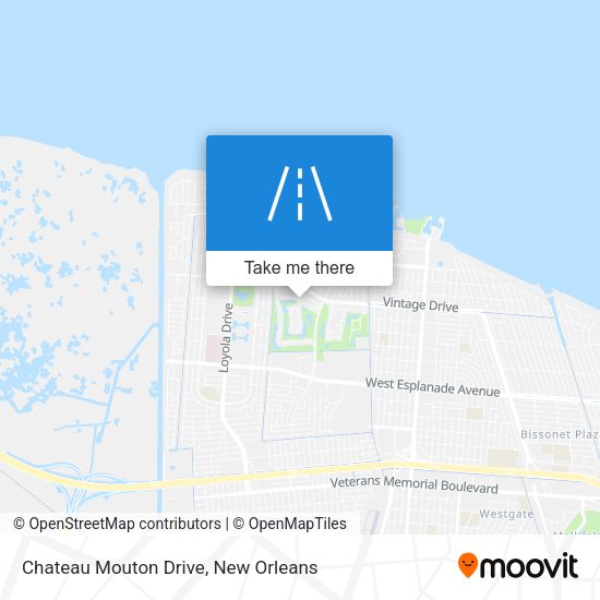 Chateau Mouton Drive map
