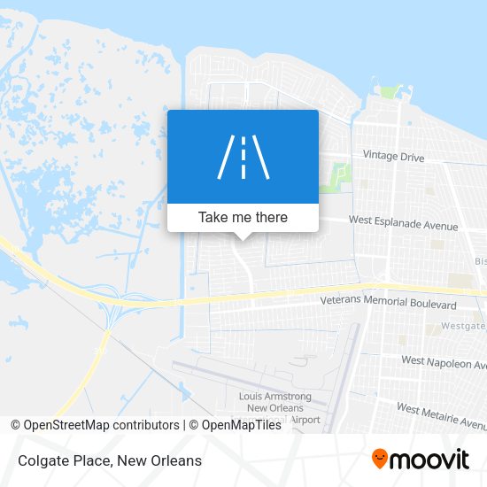 Mapa de Colgate Place