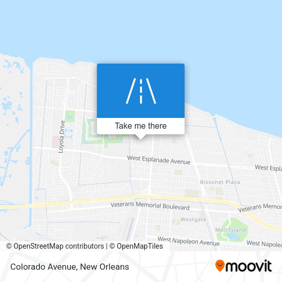 Colorado Avenue map