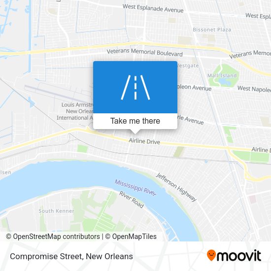 Compromise Street map