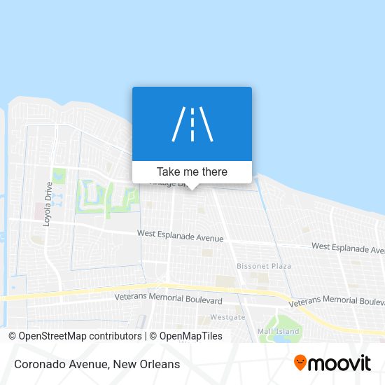 Mapa de Coronado Avenue