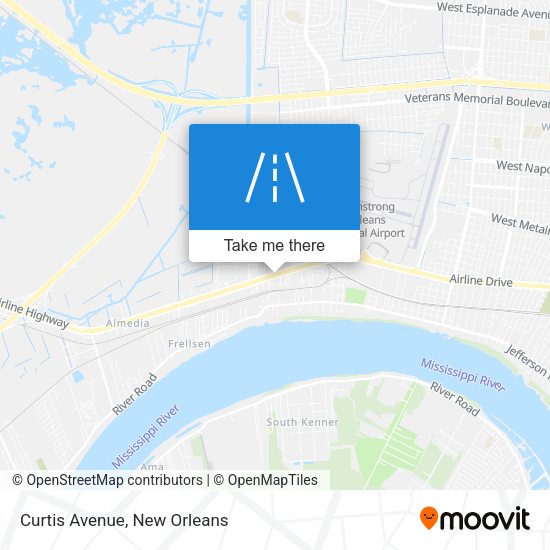 Mapa de Curtis Avenue