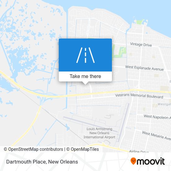 Dartmouth Place map